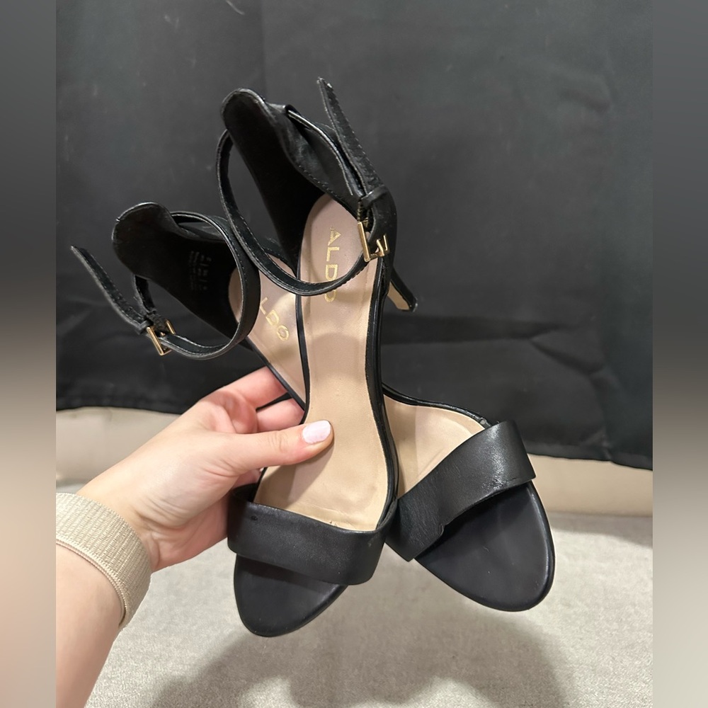 ALDO black kitten heels